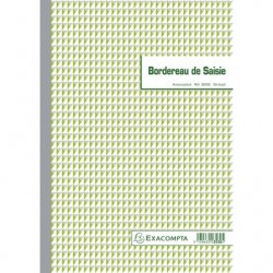 Manifold bordereau de saisie informatique A4 dupli