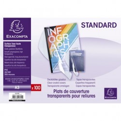 Couverture A3 PVC 20/100 paquet de 100