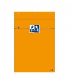 Bloc Oxford 85x120 5/5 couverture orange