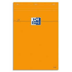 Bloc Oxford A4 5/5 couverture orange