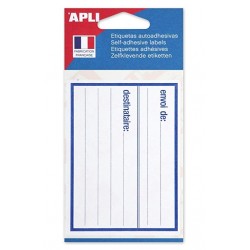 Etiquette adresse 83x115mm pochette de 8