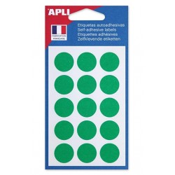 Etiquette 19mm vert pochette de 90