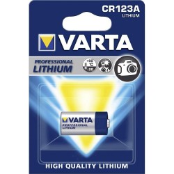 Pile photo lithium CR123A