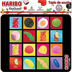 Tapis souris 220x180x3mm "Haribo Pop Art"