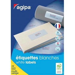 Etiquette multi-usage 70x29,7mm blanc boîte de 3000