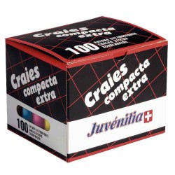 Craie couleurs assorties boîte de 100