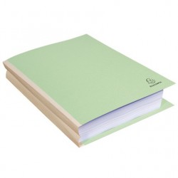 Chemise dos toile 24x32 vert paquet de 25