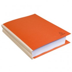 Chemise dos toile 24x32 orange paquet de 25
