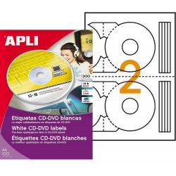 Etiquette multi-usage CD diamètre 114 boîte de 200