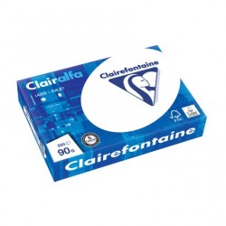 Papier Clairalfa A4 90g blanc ramette de 500 feuilles