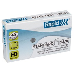 Agrafes Rapid 23/8 Standard boîte de 1000