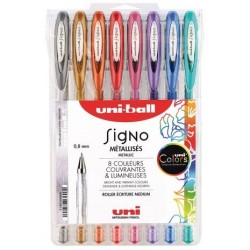 Roller Signo encre métal pochette de 8