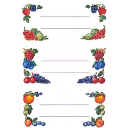 Etiquette fantaisie de cuisine x12