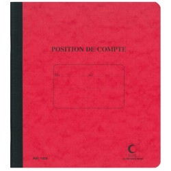 Piqûre position de compte 21x19cm 80 pages