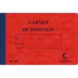 Position de compte 11x15,6cm
