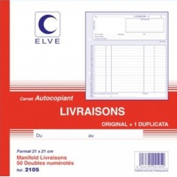 Manifold livraisons 21x21cm dupli