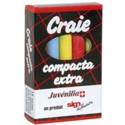 Craie couleurs assorties boîte de 10