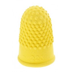 Doigtier 21mm n°2 jaune sachet de 12