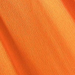 Papier crépon orange rl.0.50x2.5m