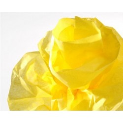 Papier soie jaune citron rl.0.50x5m