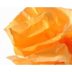 Papier soie orange rl.0.50x5m
