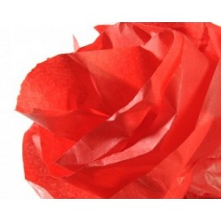 Papier soie rouge vif rl.0.50x5m