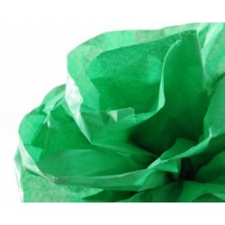 Papier soie vert franc rl.0.50x5m