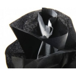 Papier soie noir rl.0.50x5m