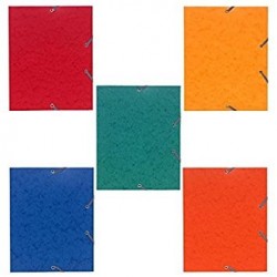 Chemise 3 rabats + élastiques 19x24 avec étiquette