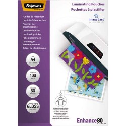 Pochette plastification A4 80µ boîte de 100