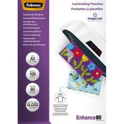 Pochette plastification A3 80µ boîte de 100