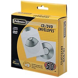 Enveloppe papier pour CD/DVD paquet de 50