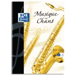 Cahier musique et chant A4 séyès 48 pages
