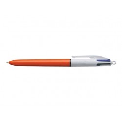 Stylo bille 4 couleurs fin (orange)
