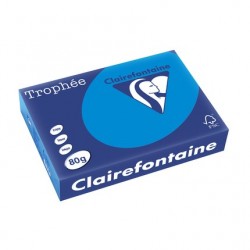 Papier Trophée A4 80g bleu turquoise ramette de 500 feuilles