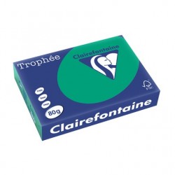 Papier Trophée A4 80g vert sapin ramette de 500 feuilles