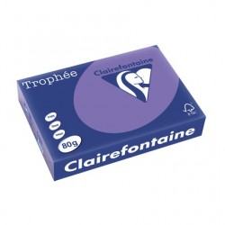 Papier Trophée A4 80g violine ramette de 500 feuilles