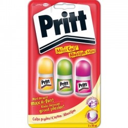 Colle liquide embout mousse blister de 3