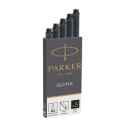 Cartouche Parker Quink noir boîte de 5