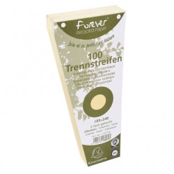 Intercalaire trapèze 105x240 180g chamois paquet de 100