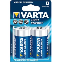 Pile LR20 High Energy blister de 2