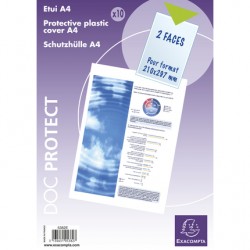 Etui simple A4 PVC 15/100