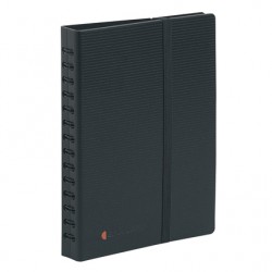Reliure Exacard 20x14.5/120 cartes visite pochettes amovibles