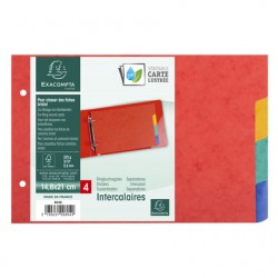 Intercalaire pour fiches 148x210  4 positions