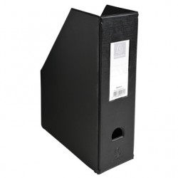 Porte-revues dos 100mm PVC noir