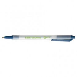 Stylo bille rétractable Ecolutions bleu