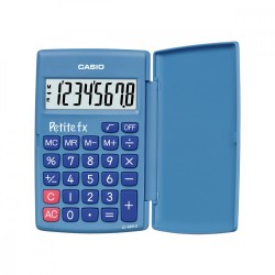 Calculatrice CASIO Petite FX + capot bleu