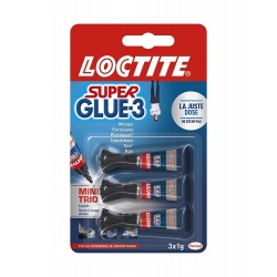 Superglue-3 liquide Universal blister de 3 tubes de 1g
