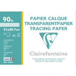 Calque A4 90/95g pochette 12 feuilles