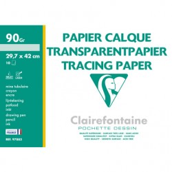 Calque A3 90g pochette 10 feuilles